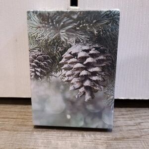 BRAND NEW - Christmas Theme (12x9cm) Wall or Desk Art Frame with Music Switch